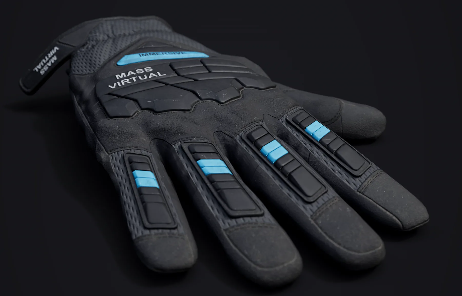 Mechanics gloves prop material render.