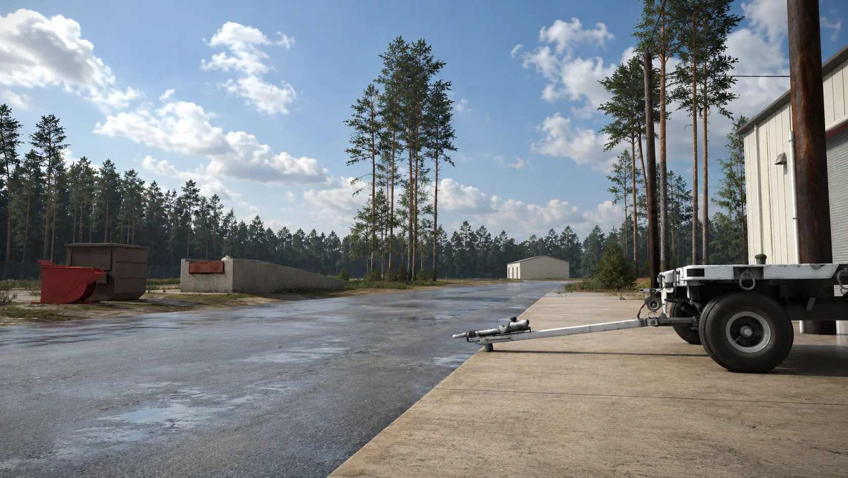 Environment render showing alternate weather and lighting conditions.